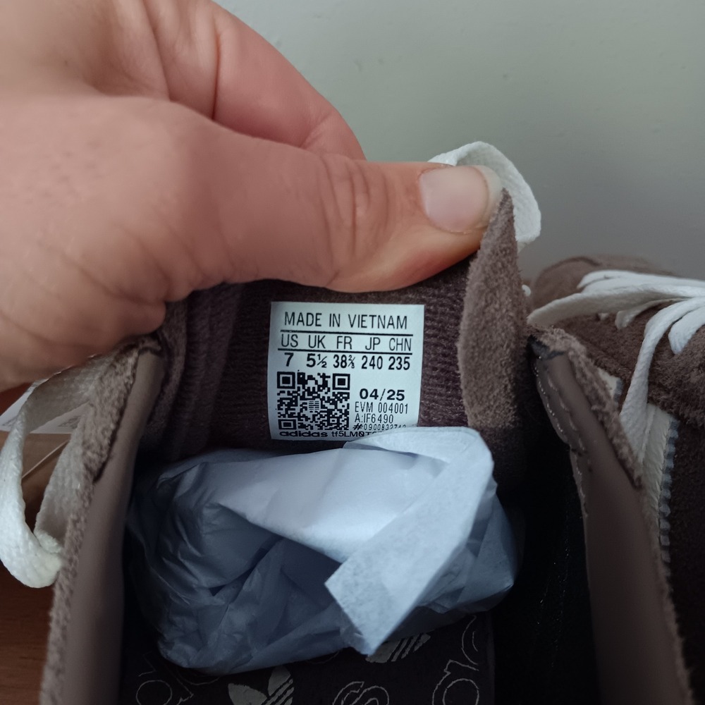 Adidas Handball Spezial W Womens 7 Brown New IF6490 Earth Strata Gum Suede Sneak - Picture 8 of 11